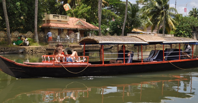 Riding on Kerala Backwaters Riding on Kerala Backwaters