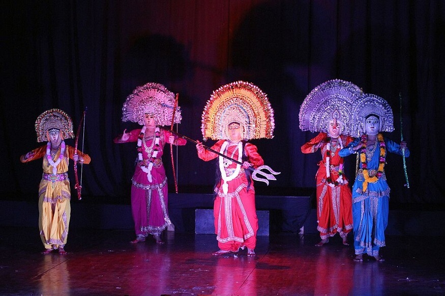 chhau-dance Dol Purnima Event in West Bengal