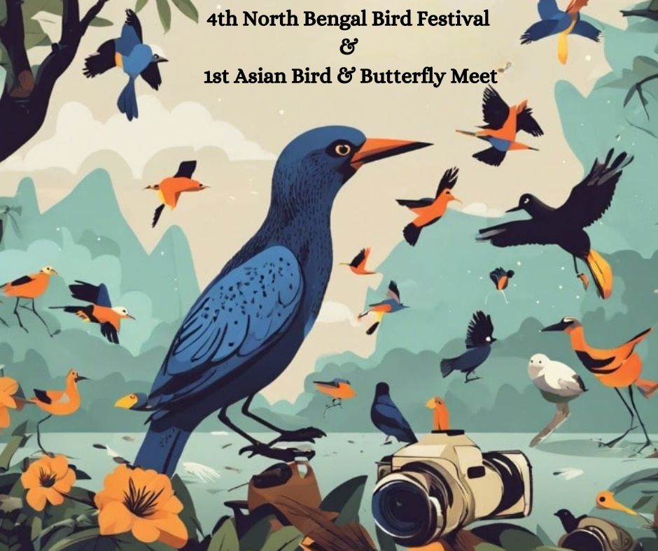 4th-North-bengal-bird-Festival-1st-Asian-Bird-Butterfly-Meet- 4th North Bengal Bird Festival and 1st Asian Bird & Butterfly Meet at Gajoldoba