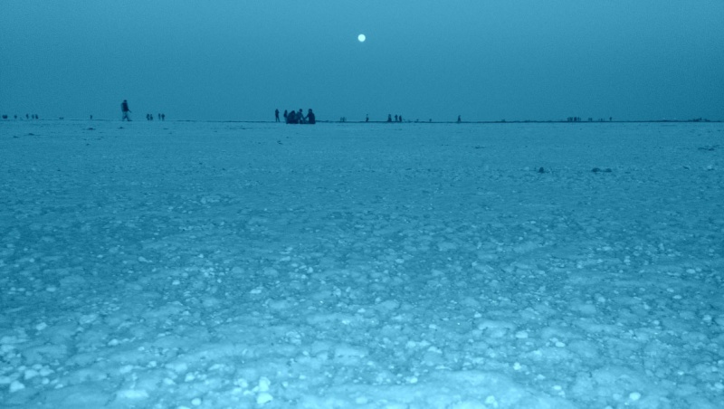 Full moon night at White Desert Kutch Full moon night at White Desert Kutch